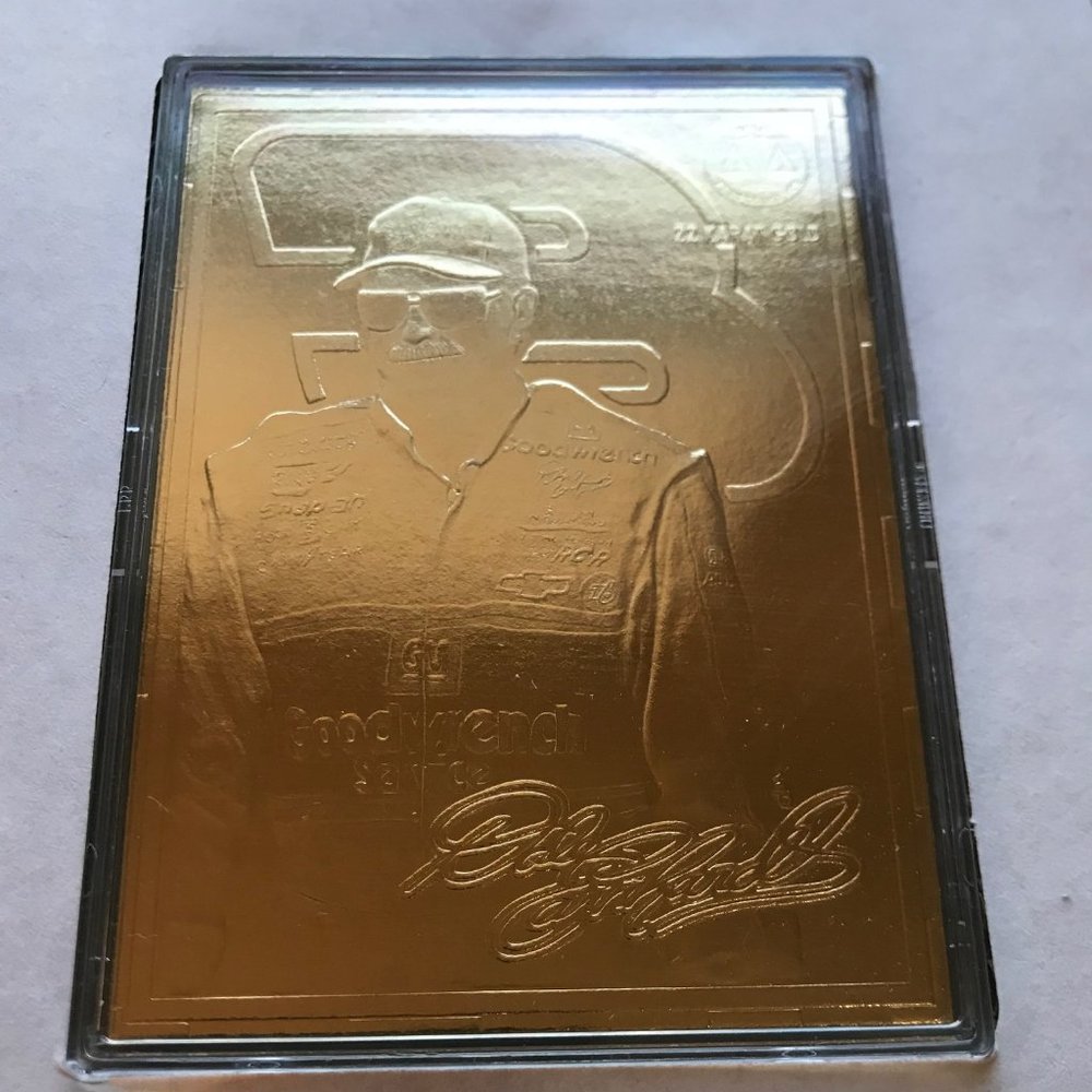 Dale Earnhardt Sr – 22 Karat Gold Foil “Childress Racing” Car Driver Card